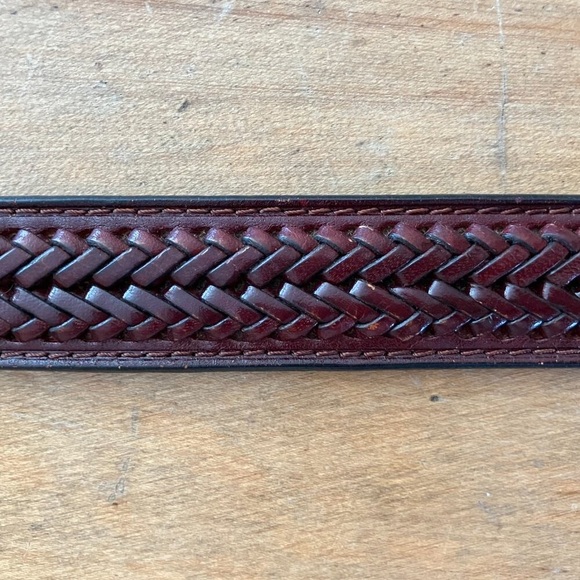 Vintage Braided Leather Belt - Picture 4 of 12